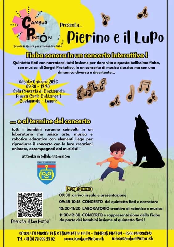 Pierino e il Lupo – Fiaba sonora in un concerto interattivo
