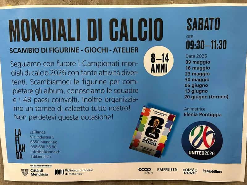 Mondiali di Calcio - Scambio di Figurine, Giochi, Atelier