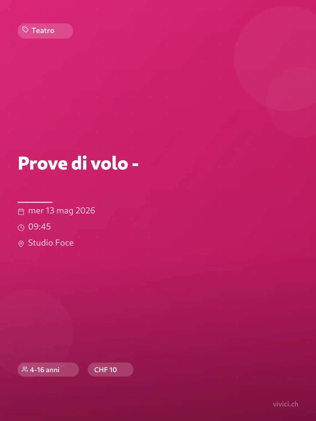 Prove di volo -