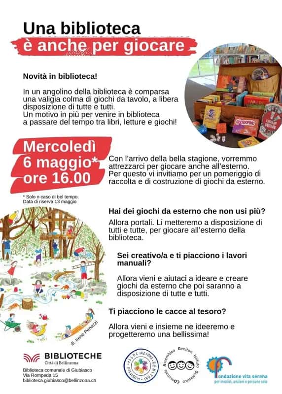 Una biblioteca è anche per giocare