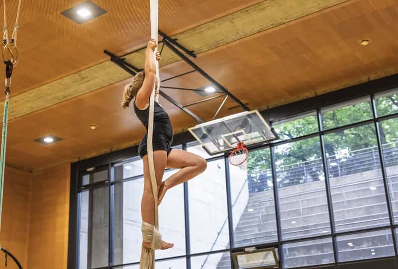 Allenamento libero con il Circo Fortuna