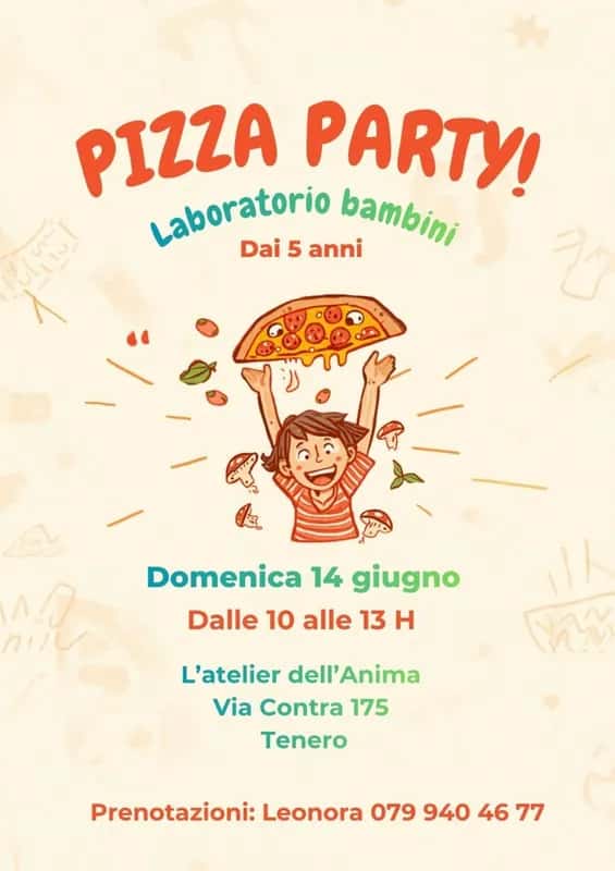 Pizza Party! Laboratorio bambini