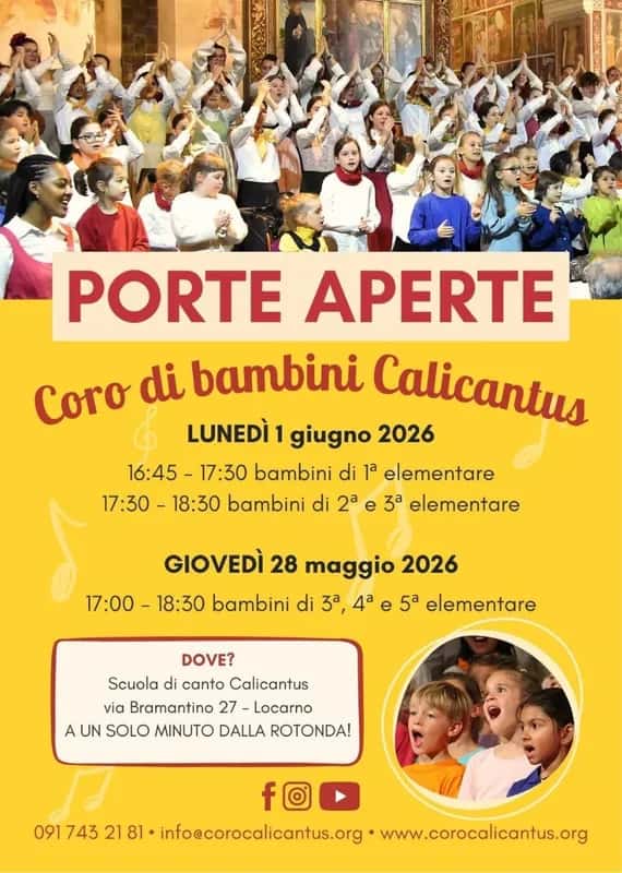 Porte Aperte – Coro di bambini Calicantus