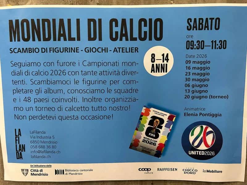 Mondiali di Calcio - Scambio di Figurine, Giochi, Atelier