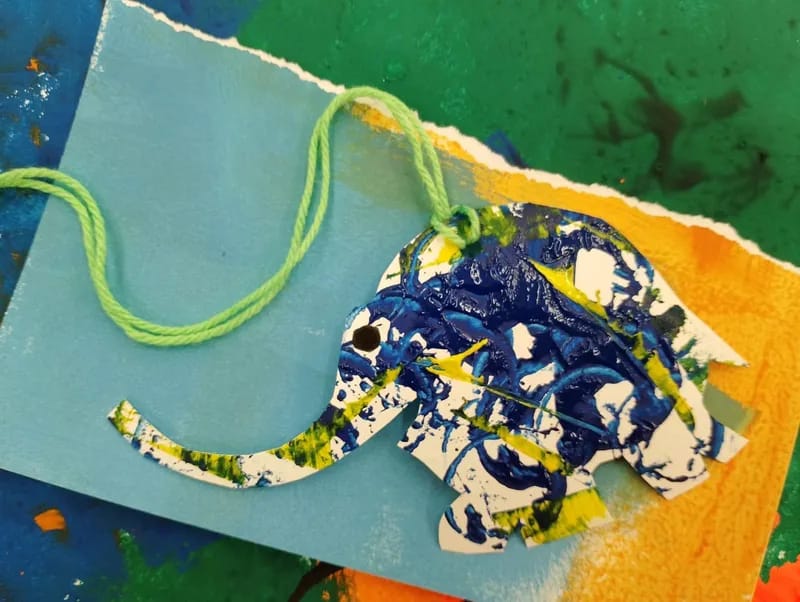 Baby atelier — Elmer l'elefantino variopinto