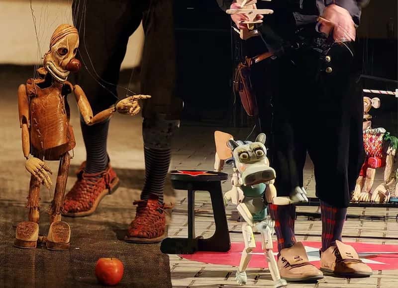 Workshop - Wie man Marionetten an Fäden bewegt