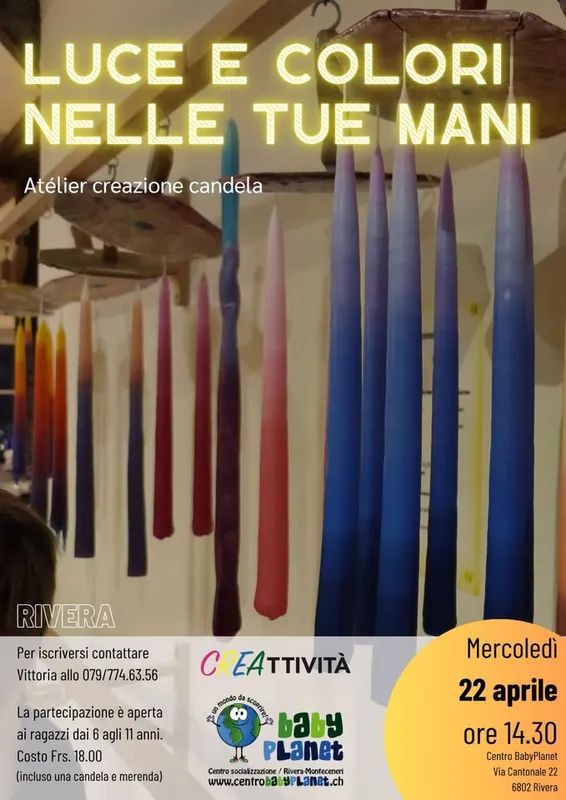 Il Centro di Socializzazione BabyPlanet con CREATTIVITÀ organizza uno stupendo Atelier di creazione