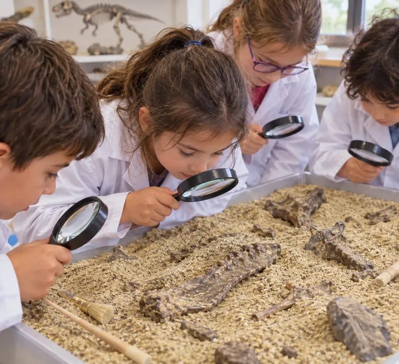 Découvre le monde des dinosaures