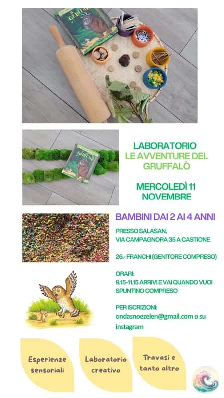 Laboratorio sensoriale a tema "Il Gruffalò"