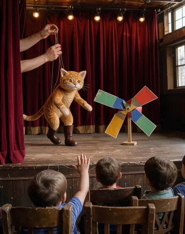 Il gatto con gli stivali - spettacolo di marionette