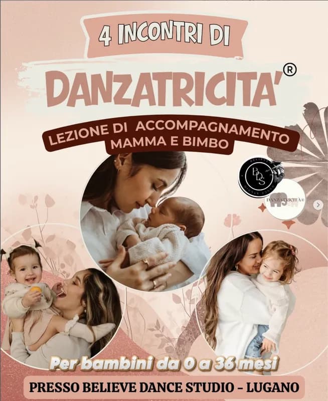 Danzatricità 0-6 mesi (mamma/papà e bimbo/a)