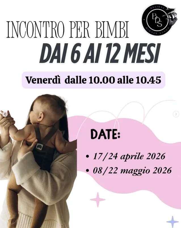 Danzatricità 6-12 mesi (mamma/papà e bimbo/a)
