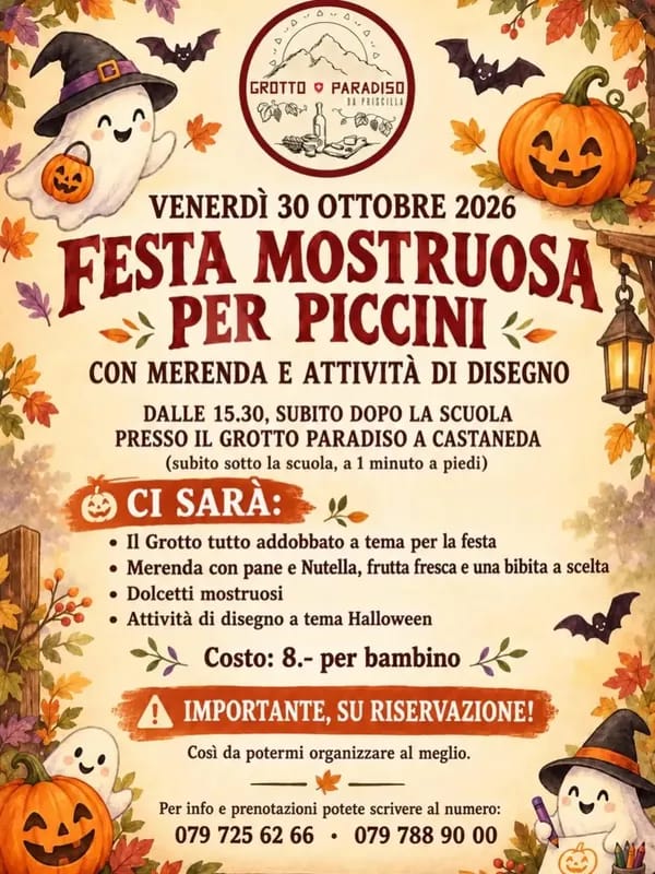 Festa Mostruosa per Piccini